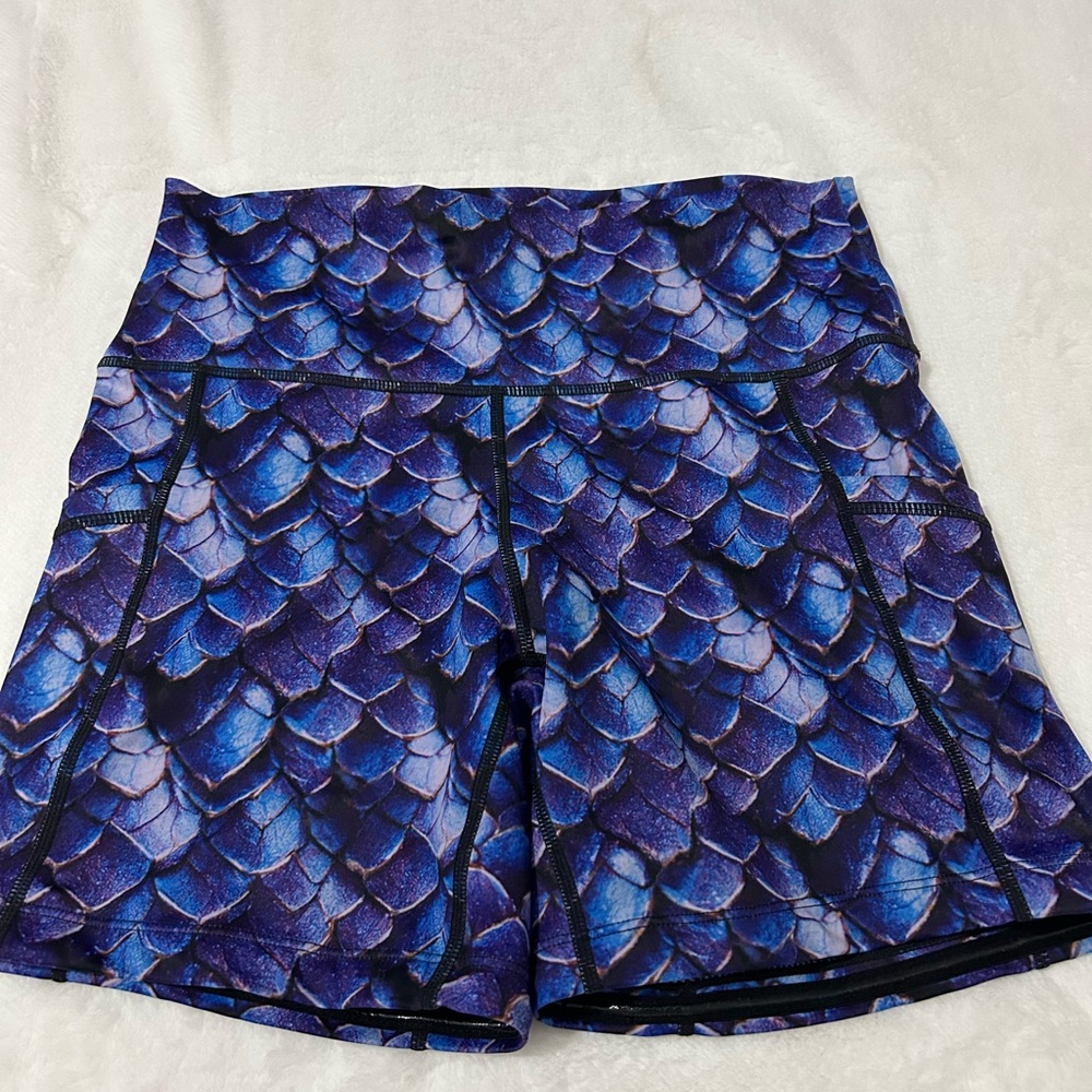Constantly Varied Gear Purple Scale Shorts **WORN ONCE**